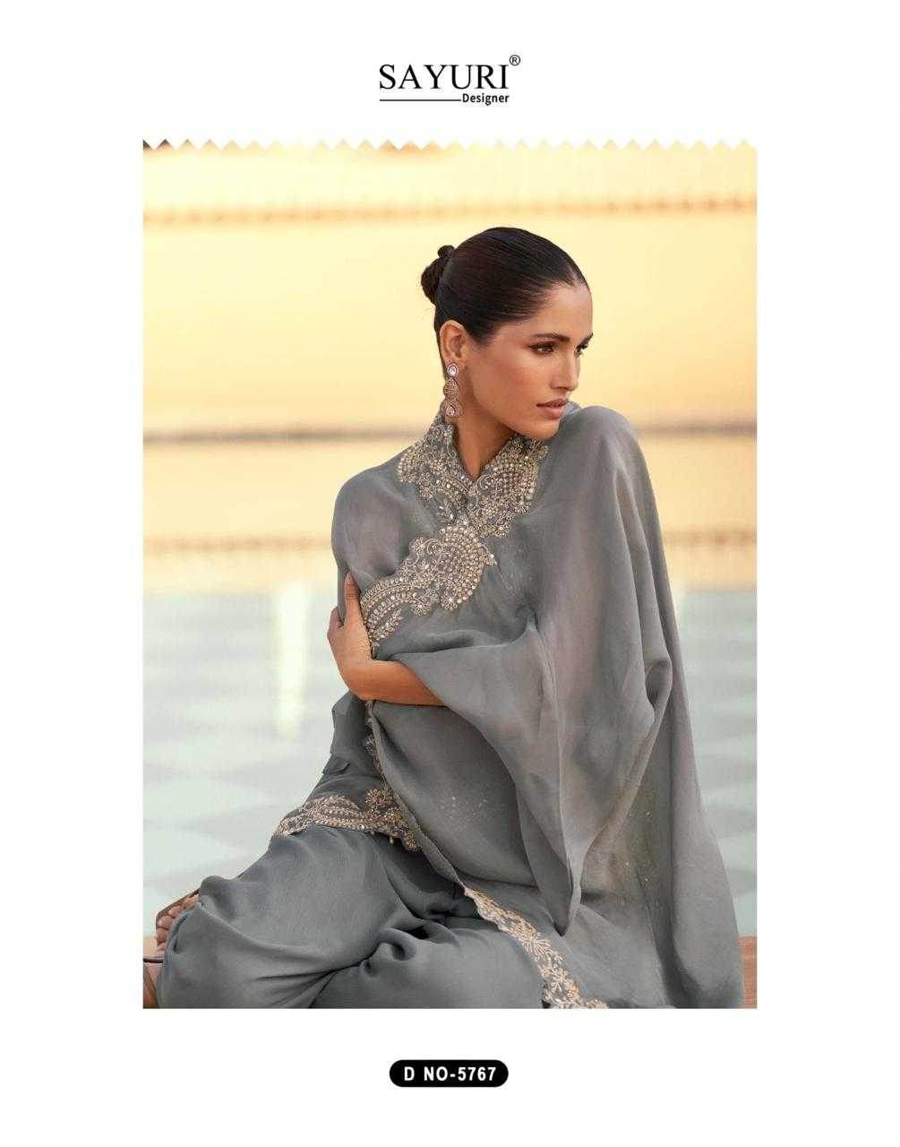 Chinon SilkWestern Wears Wedding Collections Ladies Suit Embroidered Suits - MYLUXURY LANE ENTERPRISE